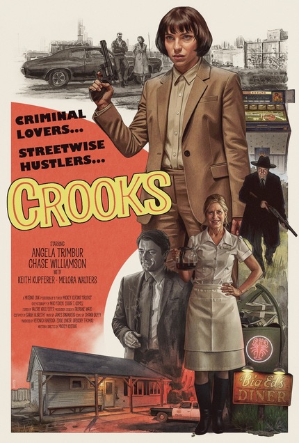 CROOKS: Check Out The Teaser and Poster Debut For Mickey Keating's Pulpy Crime Thriller (Exclusive)